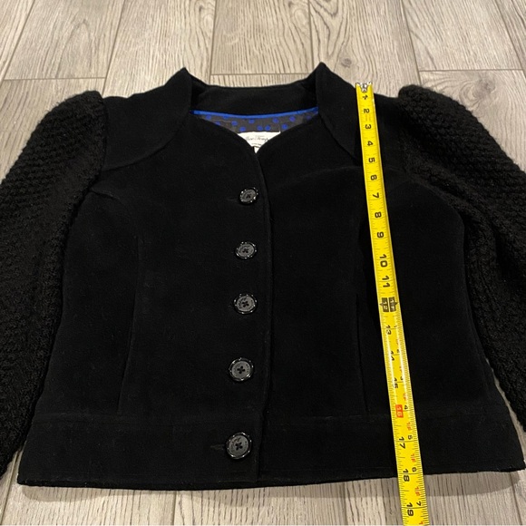 Alice Temperley Wool Blend Black Short Jacket Women’s XS Target Button Cardigan - Picture 11 of 15